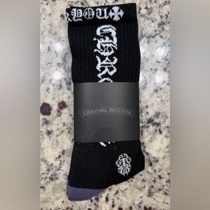 Chrome Hearts Black and White Casual Socks